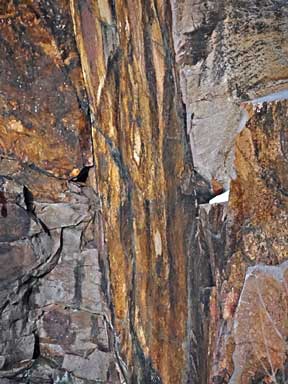 Montello, Wisconsin granite quarry in winter, 2014.